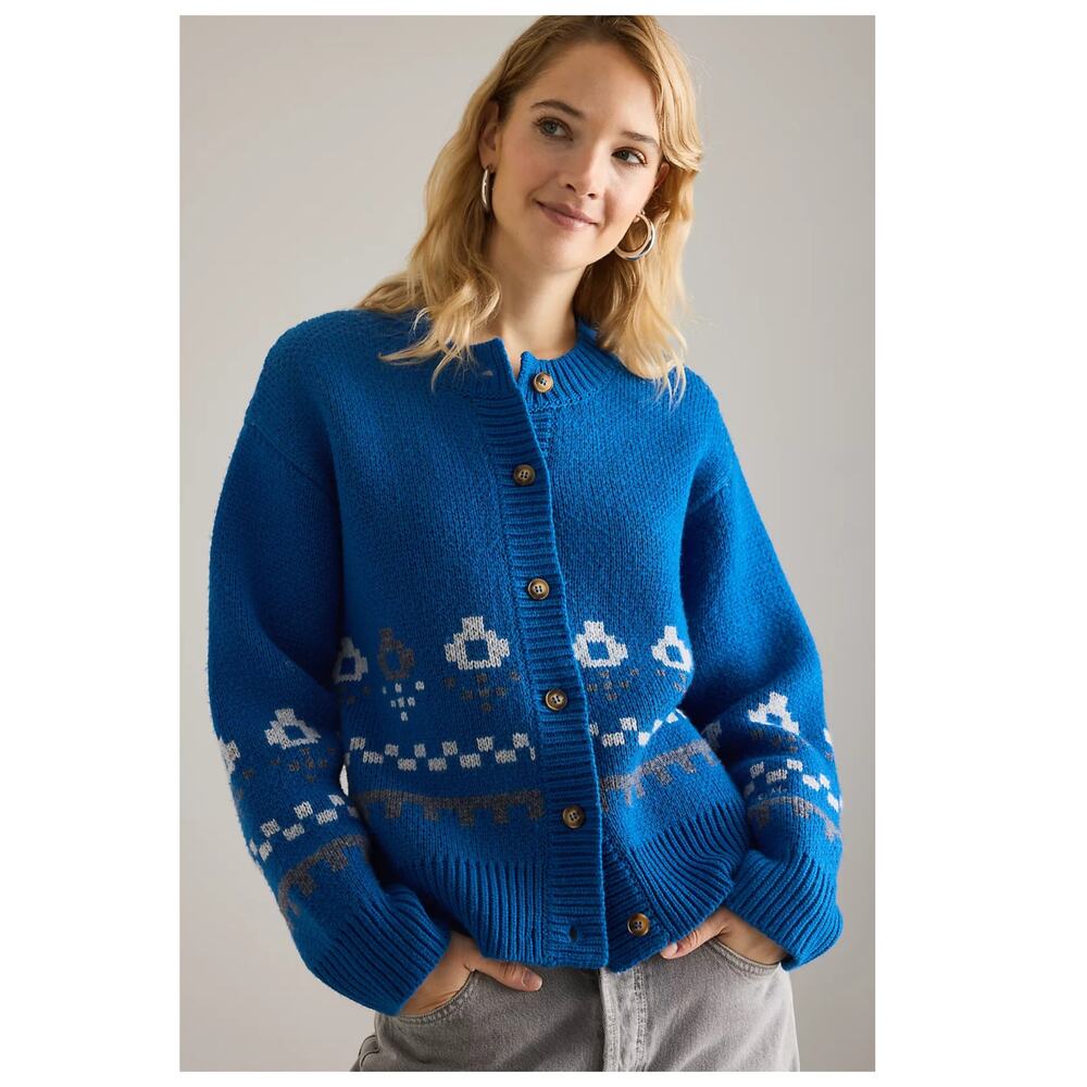 NEW Damson Madder Romily Wool Cardigan Size US/10